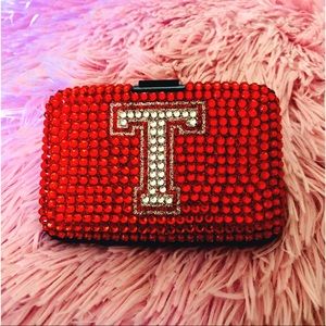 Red personalized card holder!